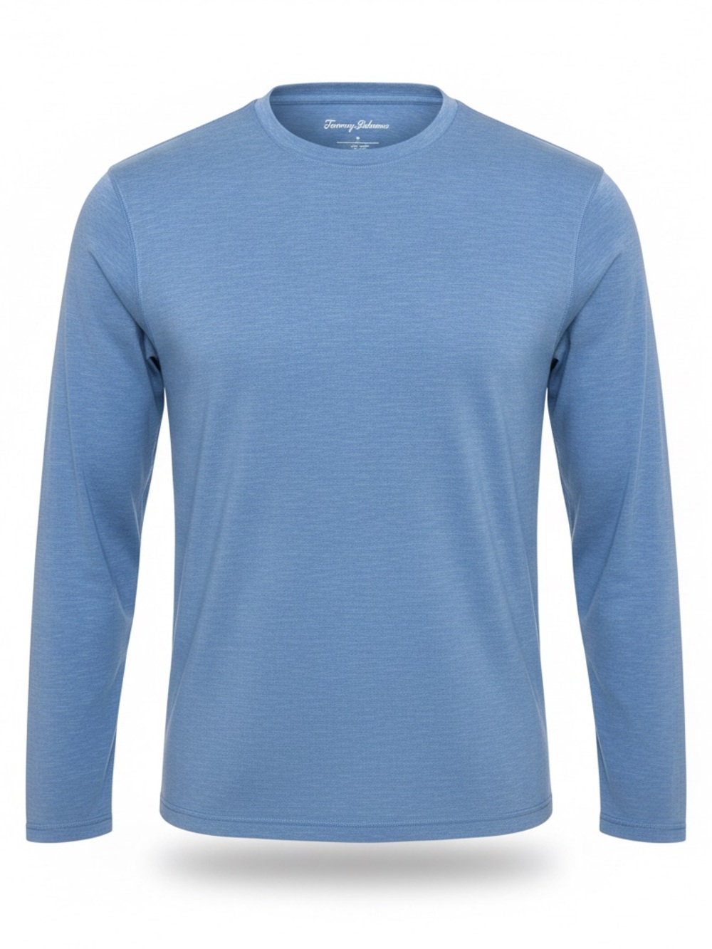 Tommy Bahama Men’s XL Blue Heather Long Sleeve Performance Crew Neck Shirt